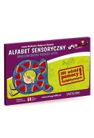 Alfabet sensoryczny Ortograffiti z Bratkiem. Autor: Mańkowska Izabela, Rożyńska Małgorzata. SmakLiter.pl Okładka książki Alfabet sensoryczny Ortograffiti z Bratkiem
