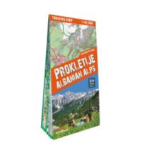 Okładka książki Alps trekking map Prokletije, Durmitor, Albanian..