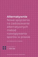 Alternatywnie. Nowe spojrzenia na zastosowanie.... Autor: CZAPSKA JANINA. SmakLiter.pl Okładka książki Alternatywnie. Nowe spojrzenia na zastosowanie...