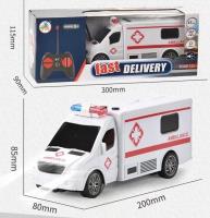 Opakowanie Ambulans R/C + ładowarka + św/dź