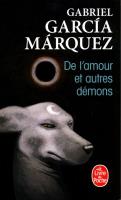 Amour et autres demons. Autor: Gabriel Garcia Marquez. SmakLiter.pl Okładka książki Amour et autres demons