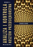 Okładka książki Analiza i kontrola kosztów przedsiębiorstwa