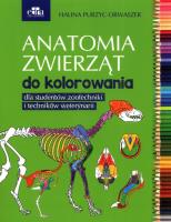Anatomia zwierząt do kolorowania. Autor: Purzyc-Orwaszer H.. SmakLiter.pl Okładka książki Anatomia zwierząt do kolorowania