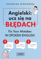 Angielski: ucz się na błędach. Autor: Katarzyna Wiśniewska. SmakLiter.pl Okładka książki Angielski: ucz się na błędach