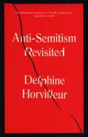 Anti-Semitism Revisited. Autor: Horvilleur Delphine. SmakLiter.pl Okładka książki Anti-Semitism Revisited