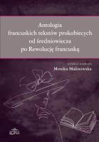 Okładka książki Antologia francuskich tekstów prokobiecych od średniowiecza po Rewolucję francuską