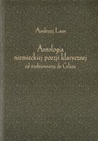 Okładka książki Antologia niemieckiej poezji klasycznej od...