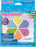 Aquabeads Pastelowe koraliki zestaw uzupełniający. Wydawca: Epoch. SmakLiter.pl Opakowanie Aquabeads Pastelowe koraliki zestaw uzupełniający
