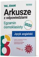 Arkusze Egzamin ósmoklasisty 2023 Język angielski. Autor: Tracz-Kowalska Anna. SmakLiter.pl Okładka książki Arkusze Egzamin ósmoklasisty 2023 Język angielski