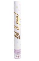 Opakowanie Armatka konfetti mix kolorów pastel papier okrągły