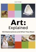Art: Explained. Autor: Hodge Susie. SmakLiter.pl Okładka książki Art: Explained