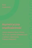 Okładka książki Asymetryczna współzależność