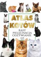 Atlas kotów. Autor: Joanna Werner. SmakLiter.pl Okładka książki Atlas kotów