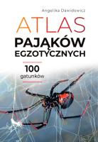 Atlas pająków egzotycznych. 100 gatunków. Autor: Angelika Dawidowicz. SmakLiter.pl Okładka książki Atlas pająków egzotycznych. 100 gatunków