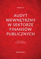 Okładka książki Audyt wewnętrzny w sektorze finansów publicznych