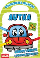 Okładka książki Autka. Kolorowanka maluszka