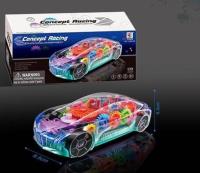 Opakowanie Autko przezroczyste ze światłem i dźwiękiem