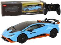 Auto R/C Lamborghini Huracan 1:24 Rastar Niebieski. Wydawca: Rastar. SmakLiter.pl Opakowanie Auto R/C Lamborghini Huracan 1:24 Rastar Niebieski