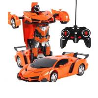 Opakowanie Auto Robot Transformers 2w1 Pilot R/C pomarańczowy