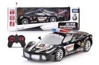 Opakowanie Auto wyścigowe zdalnie sterowane czarne