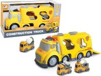 Opakowanie Auto z kontenerem i 2 autkami budowlanymi