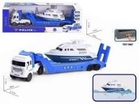 Opakowanie Auto z przyczepą + motorówka dźwięk