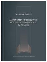 Okładka książki Autonomia publicznych uczelni akademickich w Polsce