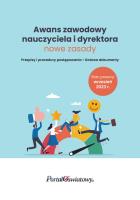 Okładka książki Awans zawodowy nauczyciela i dyrektora - nowe zasady. Wrzesień 2023