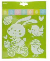 Opakowanie Ażurowe naklejki wielkanocne z brokatem MIX