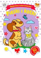 Okładka książki Bajeczna kolorowanka. Pieski i kotki