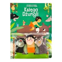 Bajki z pacynkami. Księga dżungli. Autor:   Praca zbiorowa. SmakLiter.pl Okładka książki Bajki z pacynkami. Księga dżungli