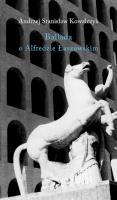 Okładka książki Ballada o Alfredzie Łaszowskim