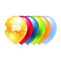 Opakowanie Balon 30 mix kolorów metalik 5szt