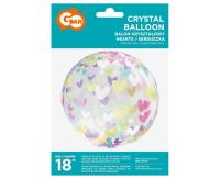 Opakowanie Balon Aqua kryształowy serduszka 30cm