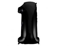 Opakowanie Balon foliowy '1' czarny 85cm