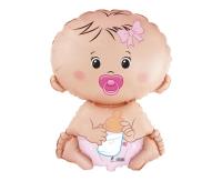 Opakowanie Balon foliowy bobas Dziewczynka 67cm