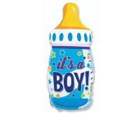 Opakowanie Balon foliowy butelka niebieska 80x43cm