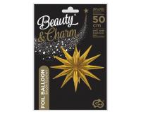 Opakowanie Balon foliowy Gwiazda 3D złota 50x46cm