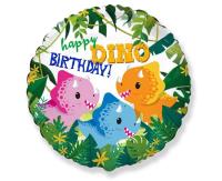Opakowanie Balon foliowy Happy Birthday - Dino