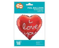 Opakowanie Balon foliowy I love you 36cm