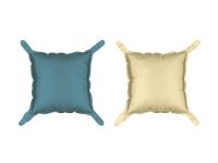 Opakowanie Balon foliowy Kwadrat beżowo-granat 35x35cm 4szt