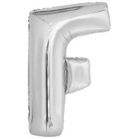 Opakowanie Balon foliowy litera F srebrna 54,5x86cm