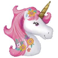 Opakowanie Balon foliowy Magiczny Jednorożec 74x76cm