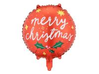 Opakowanie Balon foliowy Merry Christmas 45cm MIX