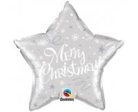 Opakowanie Balon foliowy Merry Christmas srebrny