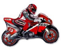 Opakowanie Balon foliowy Motor czerwony 84cm