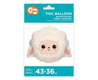 Opakowanie Balon foliowy Owieczka 43x36cm głowa