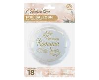 Opakowanie Balon foliowy Pierwsza Komunia Święta