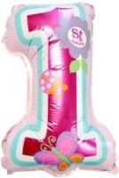 Opakowanie Balon foliowy roczek różowy