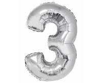 Opakowanie Balon foliowy Smart srebrny 76cm